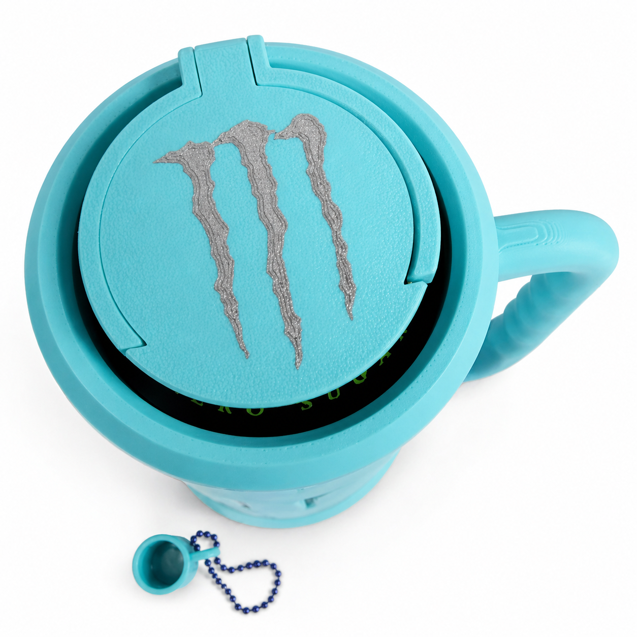 M Koozy ,can opener and tiny keychain
