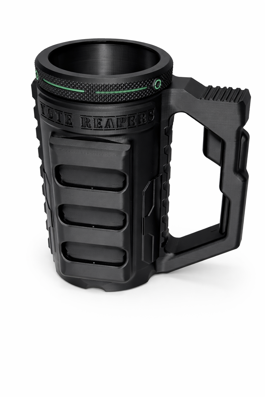 16 0z Tactical Monster 3d koozie customize where it says Yote Reapers