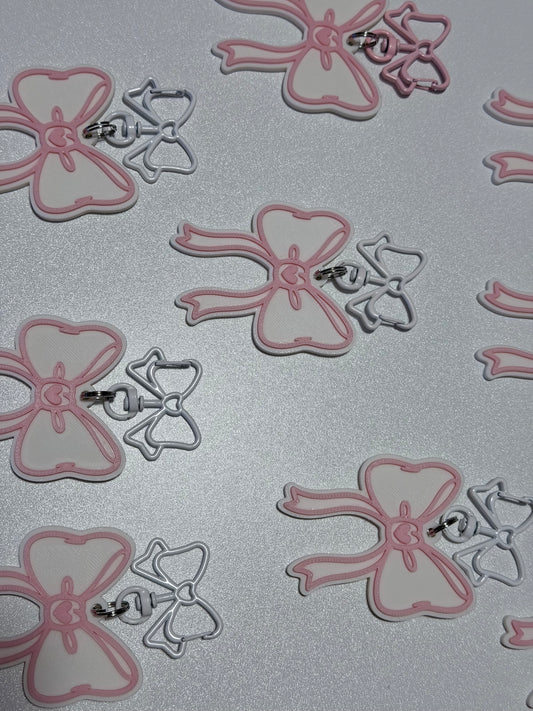 Cute Coquette bow keychain