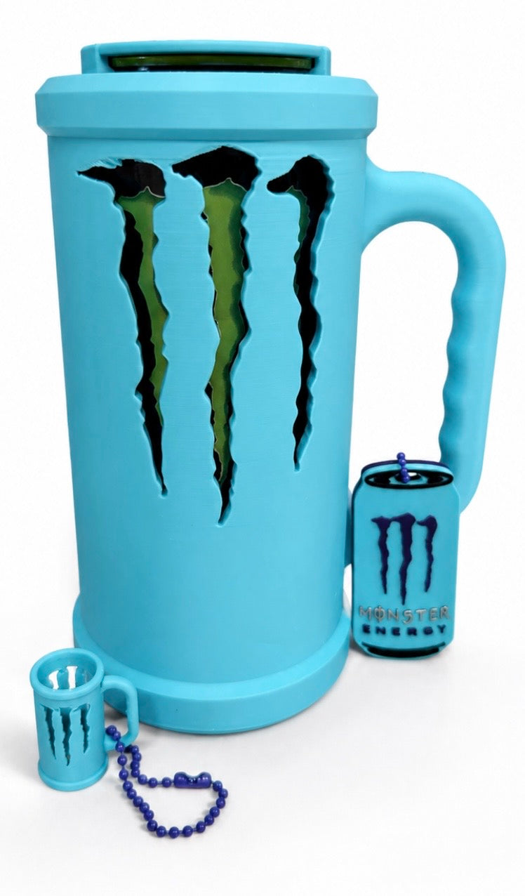 M Koozy ,can opener and tiny keychain